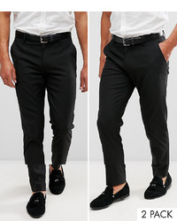 Pantaloni eleganti neri di ASOS DESIGN