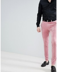 Pantaloni eleganti rosa di ASOS DESIGN