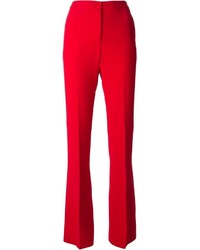Pantaloni eleganti rossi di Alberta Ferretti