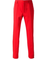 Pantaloni eleganti rossi di Calvin Klein