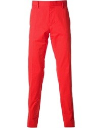 Pantaloni eleganti rossi di DSquared