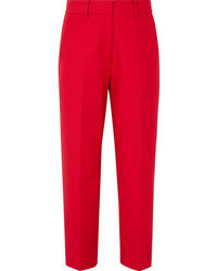 Pantaloni eleganti rossi di Khaite