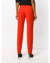 Pantaloni eleganti rossi di Lanvin