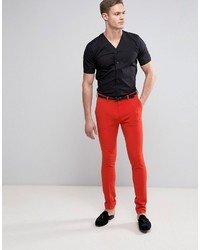 Pantaloni eleganti rossi di Asos