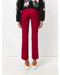 Pantaloni eleganti rossi di John Galliano Vintage