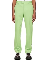 Pantaloni eleganti verde menta di Bottega Veneta