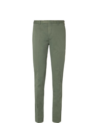 Pantaloni eleganti verde oliva di Boglioli