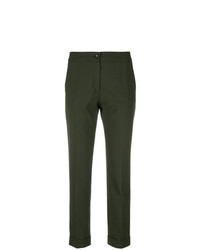 Pantaloni eleganti verde oliva di Etro