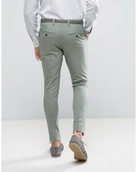 Pantaloni eleganti verde oliva di Selected