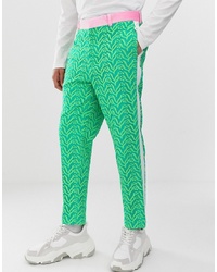 Pantaloni eleganti verdi di ASOS Edition