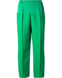 Pantaloni eleganti verdi di Lanvin