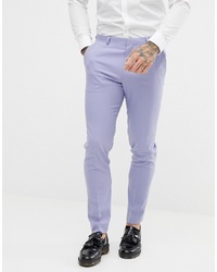 Pantaloni eleganti viola chiaro di ASOS DESIGN