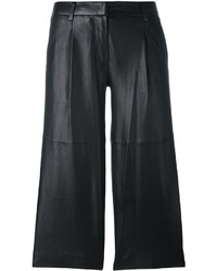 Pantaloni in pelle neri di MICHAEL Michael Kors