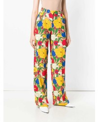 Pantaloni larghi a fiori gialli di Vivetta
