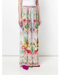 Pantaloni larghi a fiori multicolori di Camilla