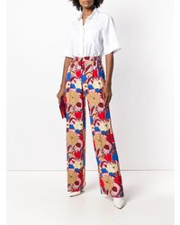Pantaloni larghi a fiori multicolori di Vivetta