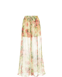 Pantaloni larghi a fiori multicolori di Zimmermann