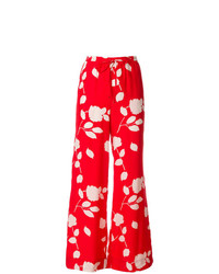 Pantaloni larghi a fiori rossi di P.A.R.O.S.H.
