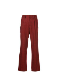 Pantaloni larghi a quadri rossi di Kolor