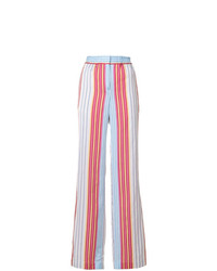 Pantaloni larghi a righe verticali multicolori di Ps By Paul Smith