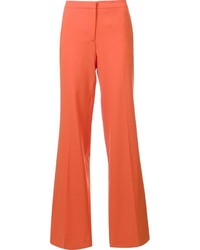 Pantaloni larghi arancioni di Diane von Furstenberg