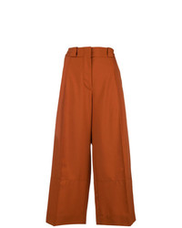 Pantaloni larghi arancioni di Marni