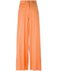 Pantaloni larghi arancioni di MM6 MAISON MARGIELA