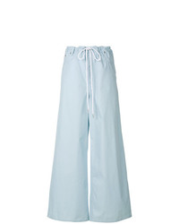 Pantaloni larghi azzurri di MM6 MAISON MARGIELA
