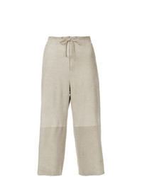 Pantaloni larghi beige di Salvatore Ferragamo Vintage