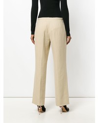 Pantaloni larghi beige di Dolce & Gabbana Vintage