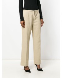 Pantaloni larghi beige di Dolce & Gabbana Vintage