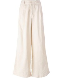 Pantaloni larghi beige di Zucca