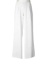 Pantaloni larghi bianchi di Halston