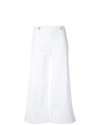 Pantaloni larghi bianchi di Love Moschino