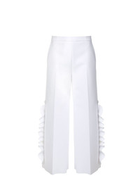 Pantaloni larghi bianchi di MSGM