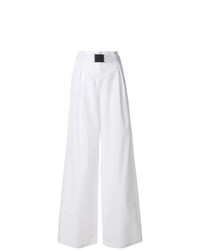 Pantaloni larghi bianchi di N°21