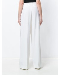 Pantaloni larghi bianchi di Lanvin