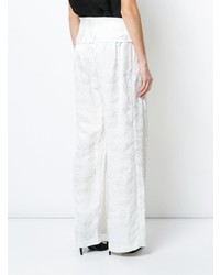 Pantaloni larghi bianchi di Rosie Assoulin