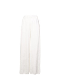Pantaloni larghi bianchi di Raquel Allegra
