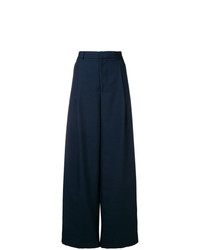 Pantaloni larghi blu scuro di Aspesi