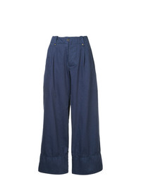 Pantaloni larghi blu scuro di Kolor