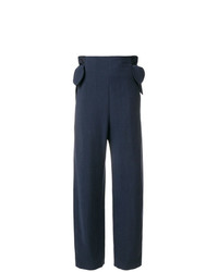 Pantaloni larghi blu scuro di MAISON KITSUNE