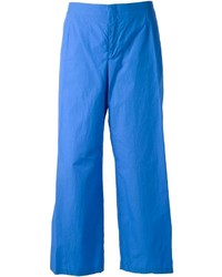 Pantaloni larghi blu di Jil Sander