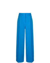 Pantaloni larghi blu di Victoria Victoria Beckham