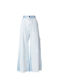Pantaloni larghi di jeans azzurri di Chloé
