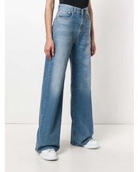 Pantaloni larghi di jeans azzurri di Fiorucci