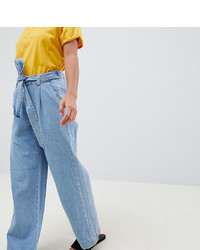 Pantaloni larghi di jeans azzurri di New Look Petite
