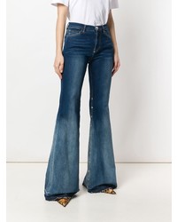 Pantaloni larghi di jeans blu scuro di Philipp Plein