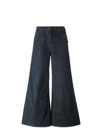 Pantaloni larghi di jeans blu scuro di Jean Paul Gaultier Vintage