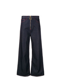 Pantaloni larghi di jeans blu scuro di MiH Jeans
